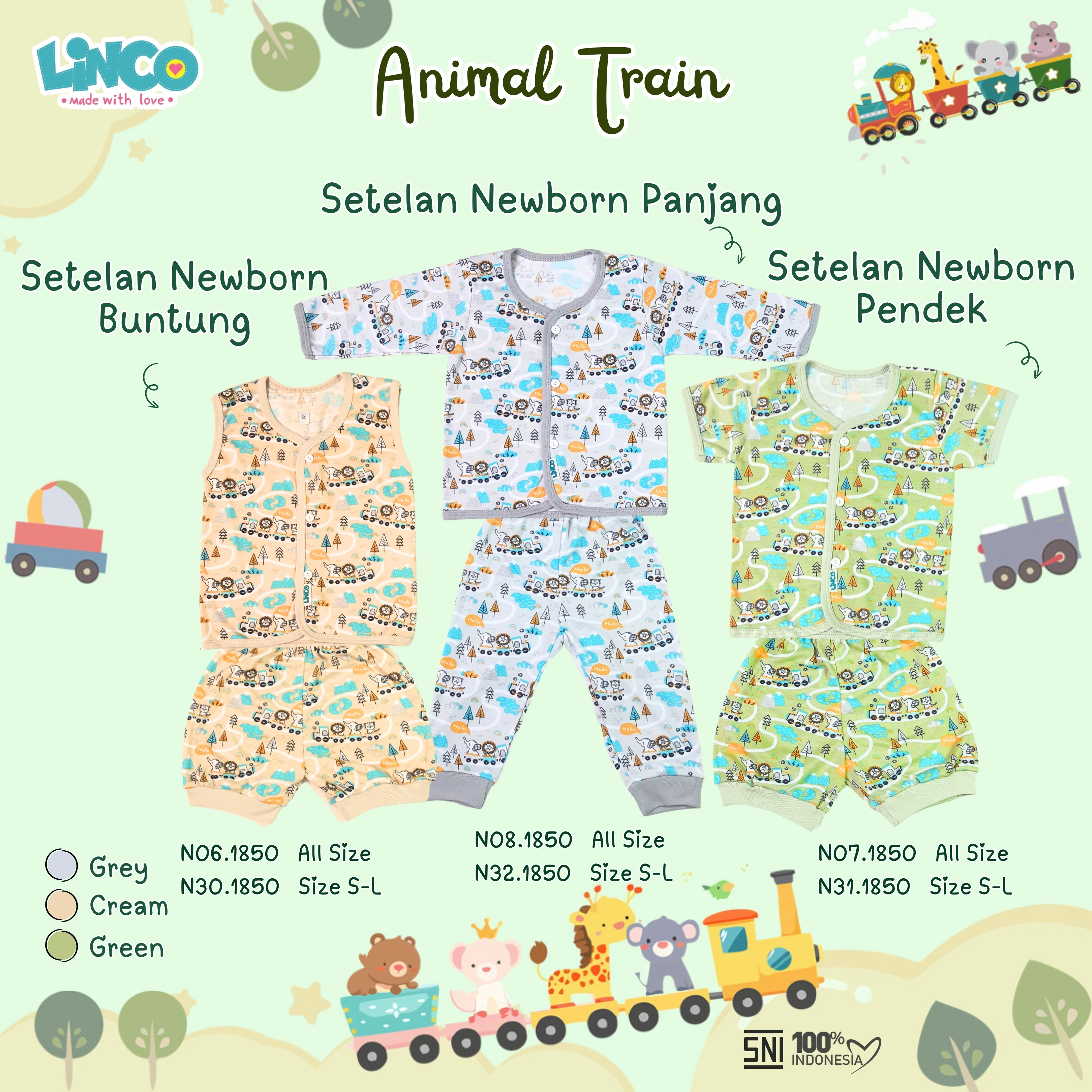 ANIMAL TRAIN SERIES BABY